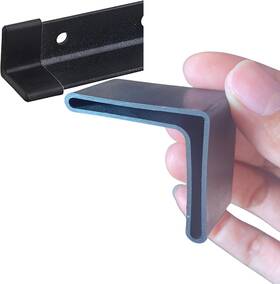 Elepfeet Elep99745 4pcs End Caps For Metal Bed Frame Angel Iron 1 1/2 Inch L Shape E