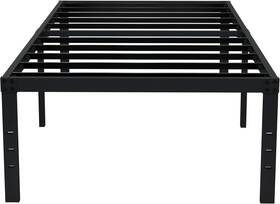 Emoda Ws4018 18 Inch Twin Bed Frame No Box Spring Needed Heavy Duty Tall Metal Pl