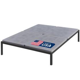Treaton Bbfoldtm-5/0 1.5 Inch Split Wood Bunkie Board For Queen Size Bed-4-piece Under Mattress Supp