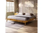 Bme Dinkee King Bed Frame Wood 15 Inch Caramel. Fixed Price $150.95.