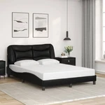 Bed Frame With Headboard Mattress Foundation Furniture Faux Leather Vidaxl. Fixed Price $247.99.