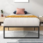 Lorelei Twin Metal Platform Frame With Steel Slats & Underbed Storage, Black. Fixed Price $86.99.
